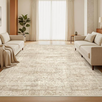 6x9 Area Rugs for Living Room, Large Washable Rug, Dining Room, Low Pile - Image 3