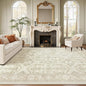 Soalmost 8x12 Area Rugs Large Washable Living Room Rug Non-Slip Beige/Brown | by Soalmost