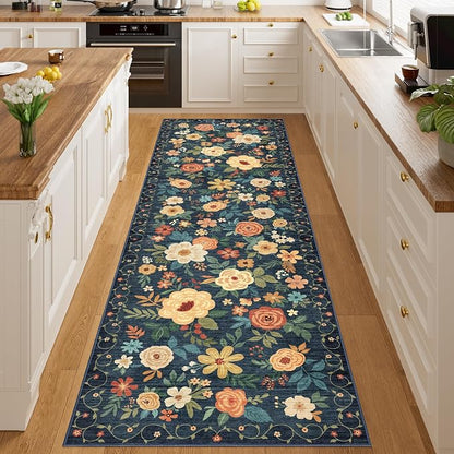 DUKINO 3x10 Runner Rug, Washable Kitchen Runner Rug Non Slip, Low Pile - Image 7