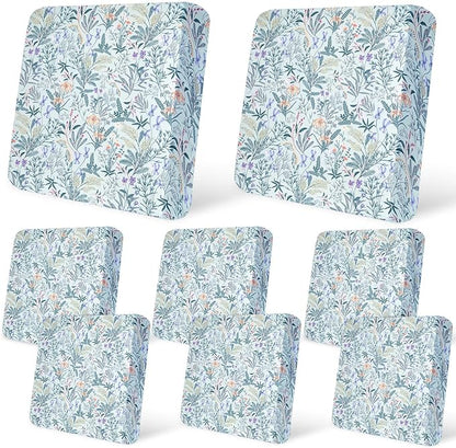 8Pcs Patio Cushion Covers Stretch Outdoor Furniture Protector Slipcovers | by pickyNproud