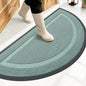 OLANLY Half Circle Front Door Mat Outside 47x23 All-Season Rubber Doormat | by OLANLY