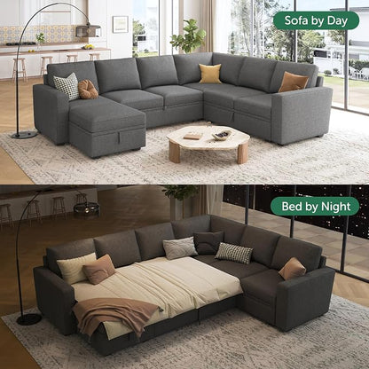 HONBAY Sectional Sleeper Sofa - Image 3