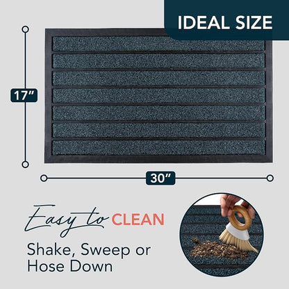 ubdyo Extra Durable Door Mat Outside Entrance | Dirt Trapping, Non-Slip Backing - Image 2