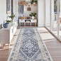 3x8 Runner Rug Non Slip, Washable Hallway Runner Rug, Nursery Room, Soft Runner by Zesthome