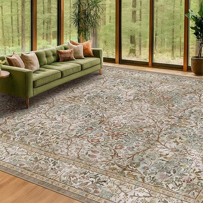 Washable 10x14 Living Room Rug by HazoHaus