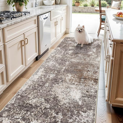 4x10 ft Rug for Wide Hallway – Non-Slip Washable Large Carpet Runner for by BYYVOORugsforYourHome