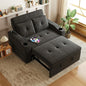 Loveseat Sleeper Sofa, 3-in-1 Convertible Sofa Bed, Pull Out Couch by Winlice