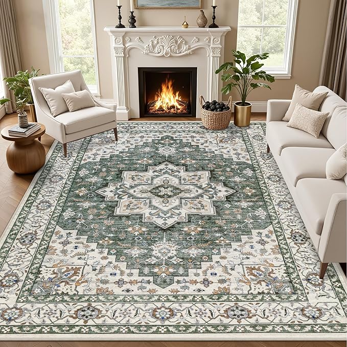 8x10 Area Rugs Living Room: Washable Rug by EXPEDIX