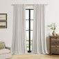 Light Beige 100% Blackout Curtains 84 Inch Long 2 Panels Set by Guken