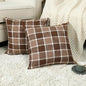 Stellhome Pack of 2 Linen Buffalo Check Throw Pillow Covers, Farmhouse Plaid by Stellhome