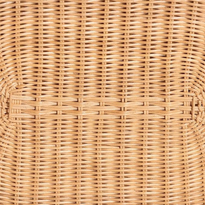 Bali & pari Elissa Bohemian Light Honey Rattan Elephant End Table - Image 8