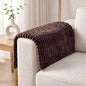 Fixwal Waterproof Flannel Dog Couch Cover, 27.6" x 27.6", Dark Brown | by Fixwal