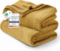 Bedsure Fleece Blanket Queen Blanket Gold Yellow by Unknown