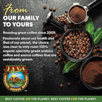 Low Acid Organic Coffee – Whole Bean, Mold-Free & Stomach Friendly by Java Planet, Good Morning Blend Coffee, Medium Roast, Smooth Full Flavored, 2x1LB Bag