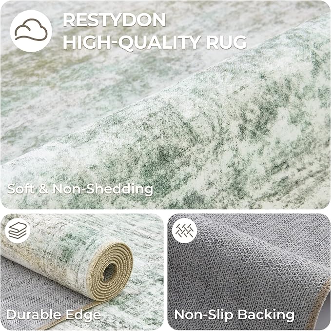 2x10 Runner Rug Non Slip, Washable Hallway Runner Rug, Laundry Room, Soft - Image 7