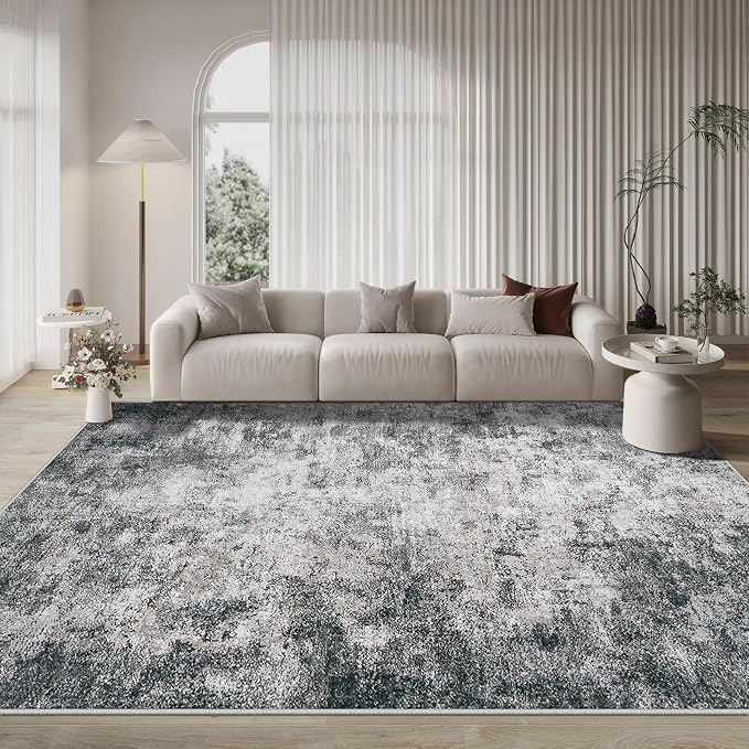 Aelenmu 8x10 Area Rugs for Living Room Bedroom Dining Room Washable Black | - Image 9