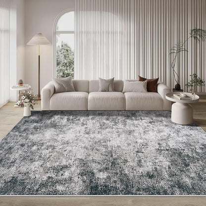 Aelenmu 10x14 Area Rugs for Living Room Dining Room Washable Black | Soft - Image 3