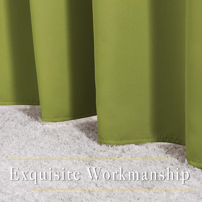 NICETOWN Green Blackout Draperies Curtains - Image 6