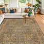 Washable Brown Oriental 5x8 Area Rug by HazoHaus