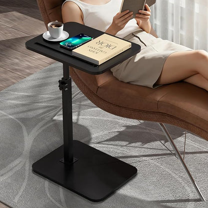 Black Side Tray Table for Couch - Image 4