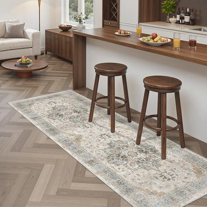 Madane Hallway Runner Rug 2x5 Washable Entry Rugs Soft, Light Taupe Brown | - Image 3