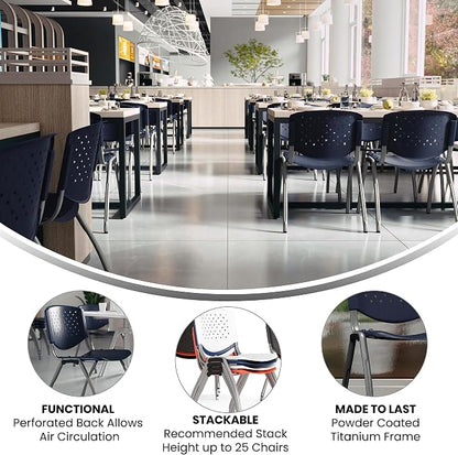 Flash Furniture Hercules Series Plastic Contoured Lobby Chairs - Image 4