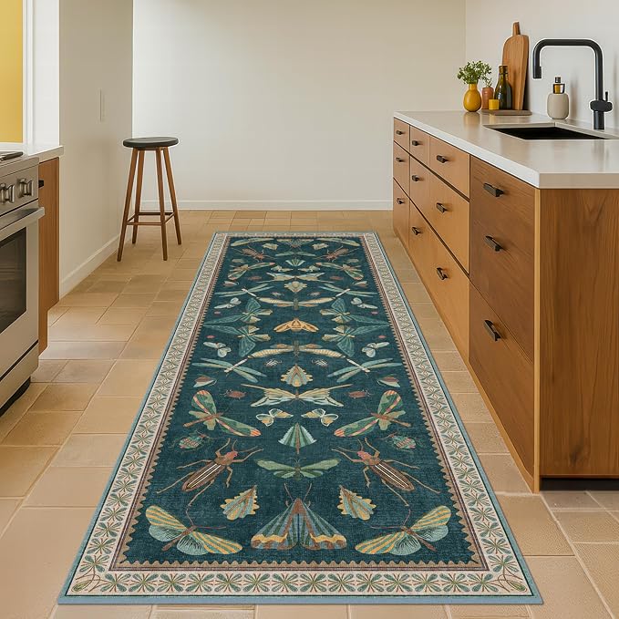 3x10 Washable Hallway Runner, Foldable Indoor Carpet - Image 3
