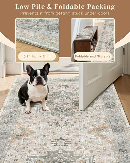 Madane Washable Runner Rug 2x6 Runners - Image 6