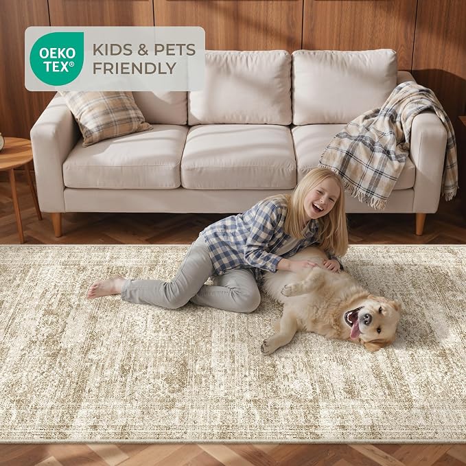 2x5 Rug Runners for Hallways Non Slip, Kitchen Rugs, Nursery Room, Soft Runner - Image 9
