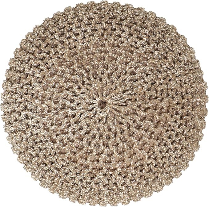 REDEARTH Round Pouf Ottoman - Image 6
