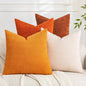Set of 4 Soft Textured Decorative Throw Pillow Covers 24x24 Inch Cozy Farmhouse by Cozoomy