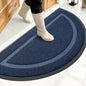 OLANLY Half Circle Front Door Mat Outside 47x23 All-Season Rubber Doormat | Blue by OLANLY