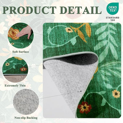 DUKINO 2x8 Runner Rug, Washable Runner Rug - Image 4