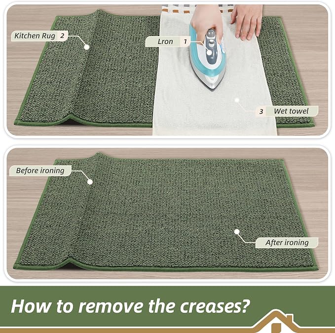 BEQHAUSE Kitchen Rugs 24"x36", Kitchen Mats - Image 9
