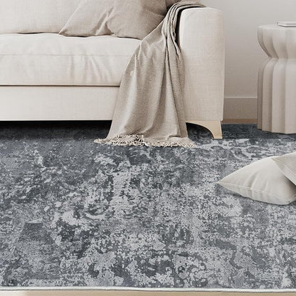 Aelenmu 5x8 Area Rugs for Living Room Washable Bedroom Dining Room Black | - Image 9