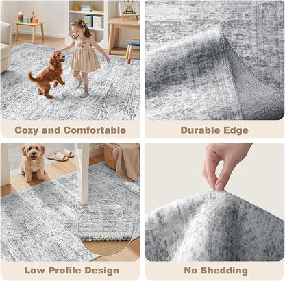 Kitchen Rugs Sets of 3, 2x3 2x4 2x5 Rug Runner, Dining Room, Soft Runner Rug - Image 7