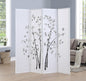 Roundhill Bamboo Print 4-Panel Framed Room Screen/Divider by RoundhillFurniture