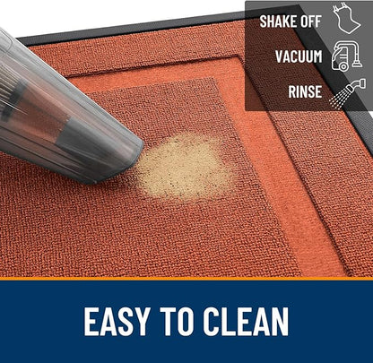 OLANLY Front Door Mat Outside 29.5x17, All-Season Heavy-Duty Rubber Doormat | - Image 6