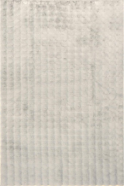 nuLOOM Jeni Grey Checkered Washable Area Rug - Image 5