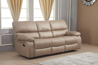 Betsy Furniture Microfiber Reclining Sofa Couch Set Living Room Set 8007 - Image 4