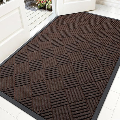 OLANLY Front Door Mat Outside Entrance 59x34, Waterproof Heavy-Duty Doormat | by OLANLY