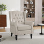 Mid-Century Modern Wingback Accent Chair – Ergonomic High Back Lounge Chair by PiaRicco