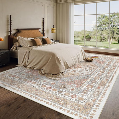 9x12 Area Rugs for Living Room, Large Washable Rug, Dining Room, Low Pile - Image 7