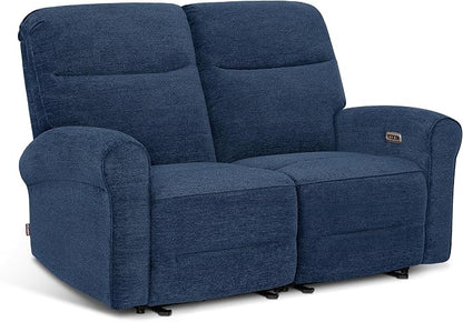 MCombo 64.6" Wall Hugger Power Loveseat Recliner Sofa by MCombo