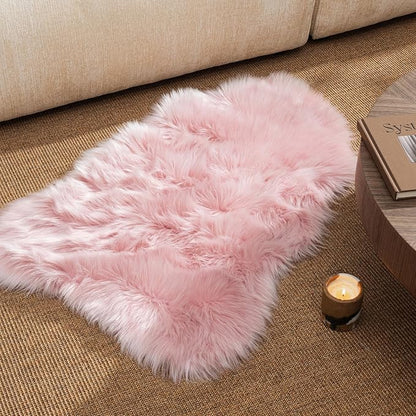 Ashler Faux Fur Area Rug - Image 4