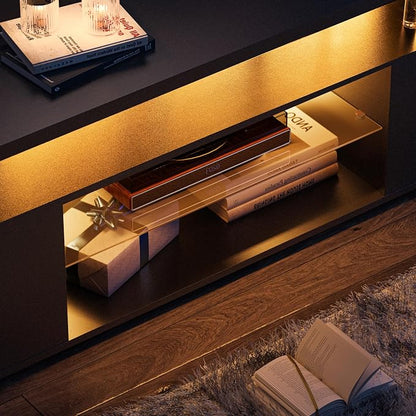Cubehom Black TV Stand, LED TV Stand - Image 5