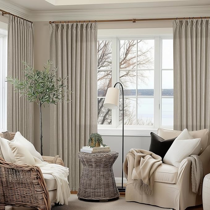 Burlywood Birch 60 Inch Wide 92 Inch Long Curtain by Twodrapes