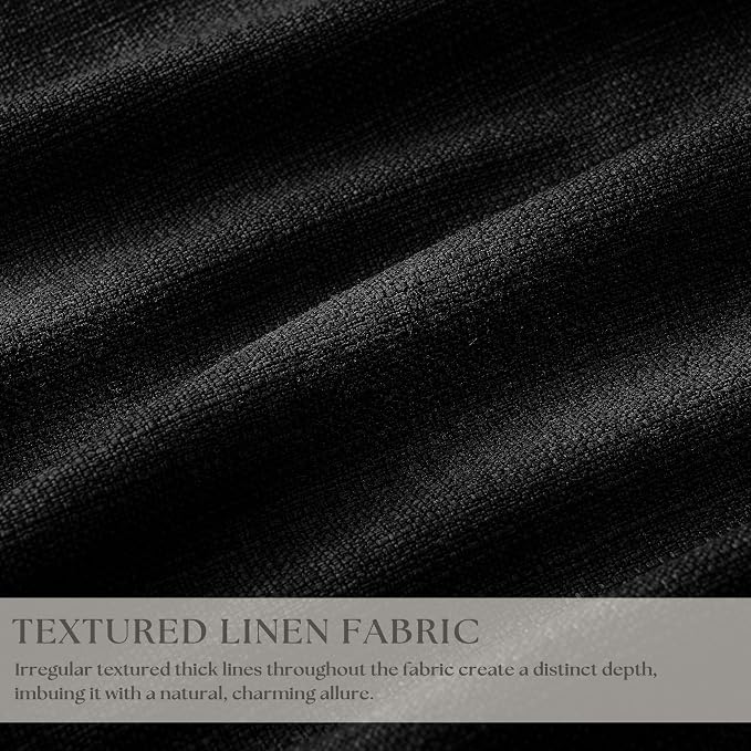 Black 90 Inch Pinch Pleated 100% Blackout Curtains - Image 3