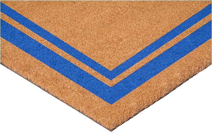 Calloway Mills 152972436N Blue Border 24" x 36" Monogram Doormat - Image 5