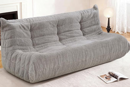 Bean Bag 3-Seater Chair Big Sofa Beanbag Chair by Cansunna